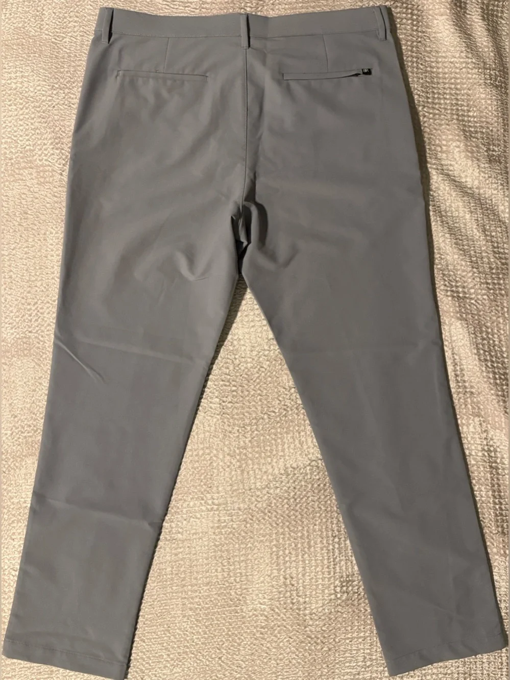Banana Republic Men’s Tech Performance Pants Gray 36x30 Golf Travel 1557516